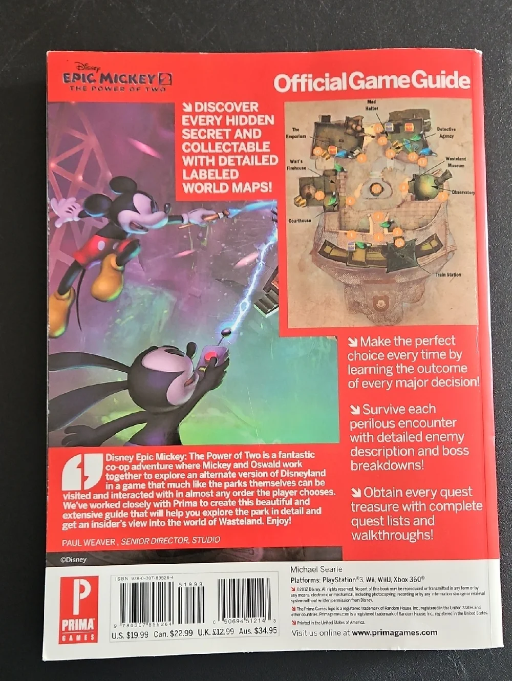 Disney Epic Mickey 2: The Power of Two Official Game Guide